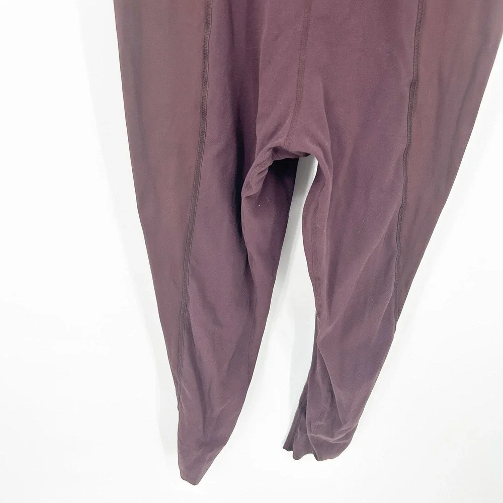 Nike Womens Yoga Luxe Dri-FIT Corset Balletcore Bodysuit Jumpsuit Size XXL Brown